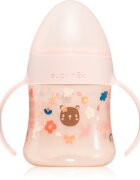 Suavinex Forest First детско шише с дръжки 4 m+ Pink 1 бр.