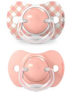 Suavinex Wild & Free Anatomical Silicone 0-6m биберон Pink 2 бр.