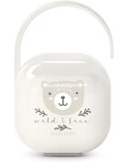 Suavinex Wild & Free Soother Holder кутийка за биберон Beige 1 бр.