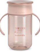 Suavinex Wonderland 360° Trainer Cup преходна чаша с дръжки Pink 12m+ 340 мл.