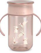 Suavinex Wonderland 360° Trainer Cup преходна чаша с дръжки Pink 12m+ 340 мл.