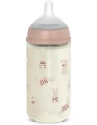 Suavinex Wonderland SX PRO +3 MF детско шише Pink Rabbit 240 мл.