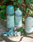 Suavinex Wonderland SX Pro Physiological Anti-Colic бебешко шише Green Bunny 360 мл.