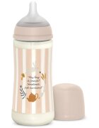 Suavinex Wonderland SX Pro Physiological Anti-Colic бебешко шише L Dense Flow 6 m+ Pink 1 бр.