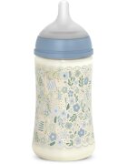 Suavinex Wonderland SX Pro Physiological Anti-Colic бебешко шише M Medium Flow 3 m+ Blue Flower 270 мл.