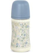 Suavinex Wonderland SX Pro Physiological Anti-Colic бебешко шише M Medium Flow 3 m+ Blue Flower 270 мл.