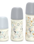 Suavinex Wonderland SX Pro Physiological Anti-Colic бебешко шише M Medium Flow 3 m+ Liberty Blue 1 бр.