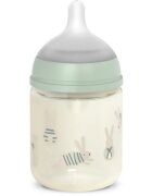 Suavinex Wonderland SX Pro Physiological Anti-Colic Glass стъклено бебешко шише +0 SF Green Bunny 120 мл.