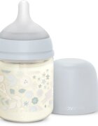 Suavinex Wonderland SX Pro Physiological Anti-Colic Glass стъклено бебешко шише S Slow Flow 0 m+ Liberty Blue 1 бр.