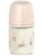 Suavinex Wonderland SX Pro Physiological Anti-Colic Glass стъклено бебешко шише SX PRO +0 SF Pink Bunny 120 мл.