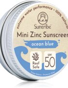 Suntribe Mini Zinc Sunscreen минерален защитен крем за лице и тяло SPF 50 Ocean Blue 15 гр.