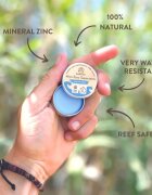 Suntribe Mini Zinc Sunscreen минерален защитен крем за лице и тяло SPF 50 Ocean Blue 15 гр.