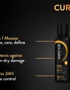 Syoss Curl Mousse пяна втвърдител за естествена фиксация 250 мл.