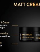 Syoss Matt Cream матираща стайлинг-паста за фиксиране и оформяне 100 мл.