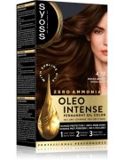 Syoss Oleo Intense перманентната боя за коса с олио цвят 4-18 Mokka Brown 1 бр.