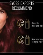 Syoss Oleo Intense перманентната боя за коса с олио цвят 4_23 Burgundy Red 1 бр.
