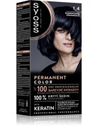 Syoss Permanent Color перманентната боя за коса цвят 1_4 Blue Black 1 бр.