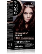 Syoss Permanent Color перманентната боя за коса цвят 4_2 Mahogany Red 1 бр.