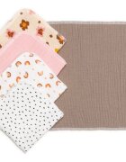 T-Tomi BIO Muslin Napkins кърпички 25 x 25 cm Girl 5 бр.