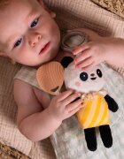 Taf Toys Activity Toy Pamela the Panda контрастна играчка за окачане с гризалка 1 бр.