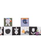 Taf Toys Pram Book Urban Garden контрастна образователна книжка 1 бр.