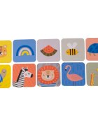 Taf Toys Tummy Time Spining Book Urban Garden играчка за подреждане за бебета 0 m+ 18 бр.