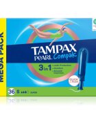 Tampax Pearl Compak Super тампони с апликатор 36 бр.