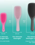 Tangle Teezer The Ultimate Detangler Mini плоска четка за всички видове коса Runway Pink 1 бр.