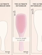 Tangle Teezer The Ultimate Detangler плоска четка за всички видове коса Millennial Pink 1 бр.