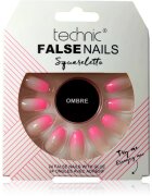 Technic Cosmetics False Nails Squareletto Изкуствени нокти Ombre 24 бр.