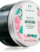 The Body Shop British Rose Body Butter масло за тяло с аромат на рози 400 мл.