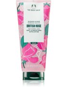 The Body Shop British Rose Shower Scrub нежен пилинг за тяло с аромат на рози 200 мл.