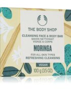 The Body Shop Moringa Cleansing Bar твърд сапун за лице и тяло 100 гр.