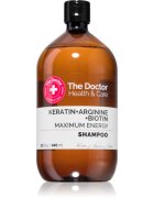 The Doctor Keratin + Arginine + Biotin Maximum Energy кератинов шампоан за подсилване и блясък на косата 946 мл.