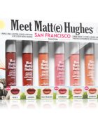 theBalm Meet Matt(e) Hughes Mini Kit San Francisco комплект течно червило за дълготраен ефект 6 бр.