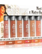 theBalm Meet Matt(e) Hughes X Ms. Nude York комплект течно червило с матиращ ефект