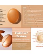TIRTIR Mask Fit AI Filter Cushion Mini дълготраен грим в гъбичка с матиращ ефект цвят 24N Latte 4.5 гр.