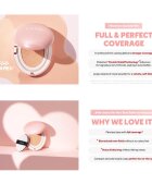 TIRTIR Mask Fit All Cover Cushion Mini матиращ фон дьо тен в гъба цвят 21C Cool Ivory 4.5 гр.