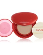 TOCOBO Apple Dewy Fit Cushion дълготраен грим в гъбичка SPF 50+ цвят 19 Cream 15 гр.