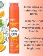Tołpa On White Yummy избелваща паста за зъби вкус Citrus Spritz 60 гр.