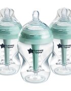Tommee Tippee Advanced Anti-Colic бебешко шише против колики самостерилизиращ Slow Flow 0m+ 3x260 мл.