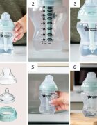 Tommee Tippee Advanced Anti-Colic биберон за шише Medium Flow 3m+ 2 бр.