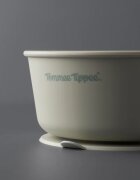 Tommee Tippee EasiStick™ Silicone Bowl & Spoon силиконова купичка с вендуза 4m+ Green 1 бр.