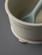 Tommee Tippee EasiStick™ Silicone Bowl & Spoon силиконова купичка с вендуза 4m+ Green 1 бр.