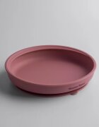 Tommee Tippee EasiStick™ Silicone Weaning Plate чиния с вендуза 4m+ Pink 1 бр.
