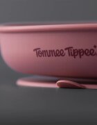 Tommee Tippee EasiStick™ Silicone Weaning Plate чиния с вендуза 4m+ Pink 1 бр.