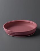 Tommee Tippee EasiStick™ Silicone Weaning Plate чиния с вендуза 4m+ Pink 1 бр.
