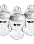 Tommee Tippee Natural Start Anti-Colic самостерилизиращо се бебешко шише Slow Flow 0m+ 3x260 мл.