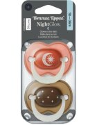 Tommee Tippee NightGlow Soother 18-36m биберон Boy 2 бр.