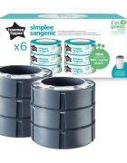 Tommee Tippee Simplee резервна касета 6 бр.